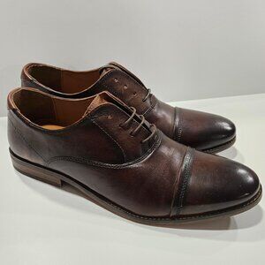 Steve Madden Finnch Cap-Toe Oxfords Men’s 10.5 Cognac (Tag Error)